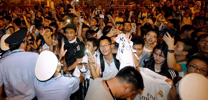 El Real Madrid supera por primera vez al United en la comunidad online de China